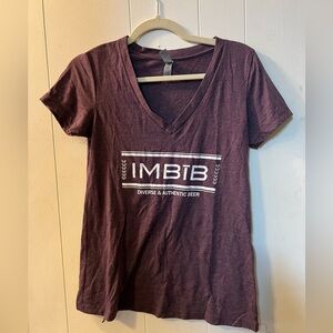 Imbtb Brewery Women's T-Shirt, Purple Size XL, M Beer